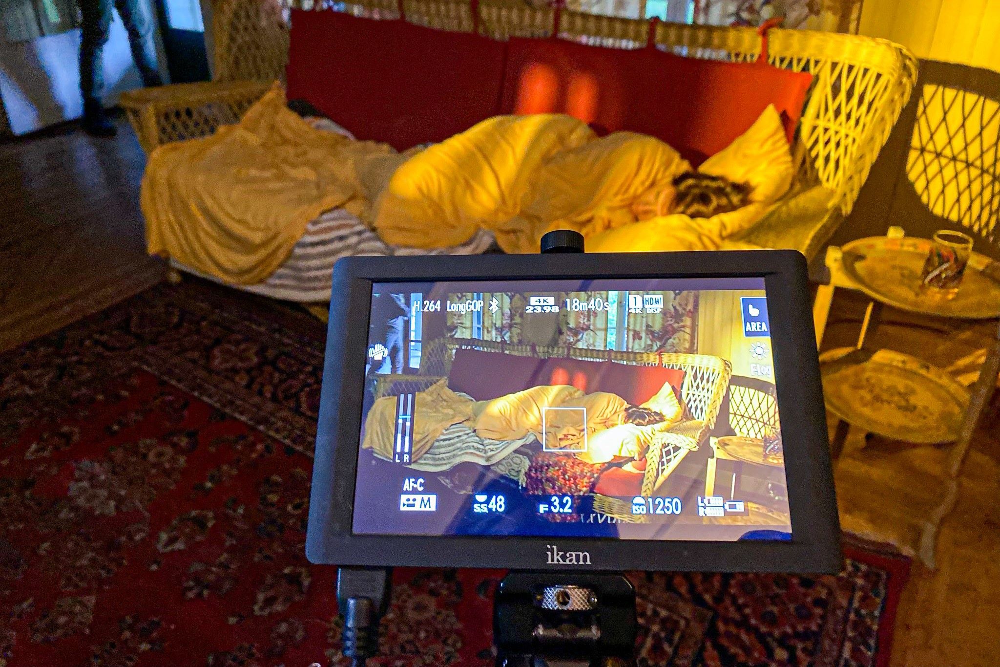 Tournage pour des étudiants du Cégep de Lévis en cinéma.