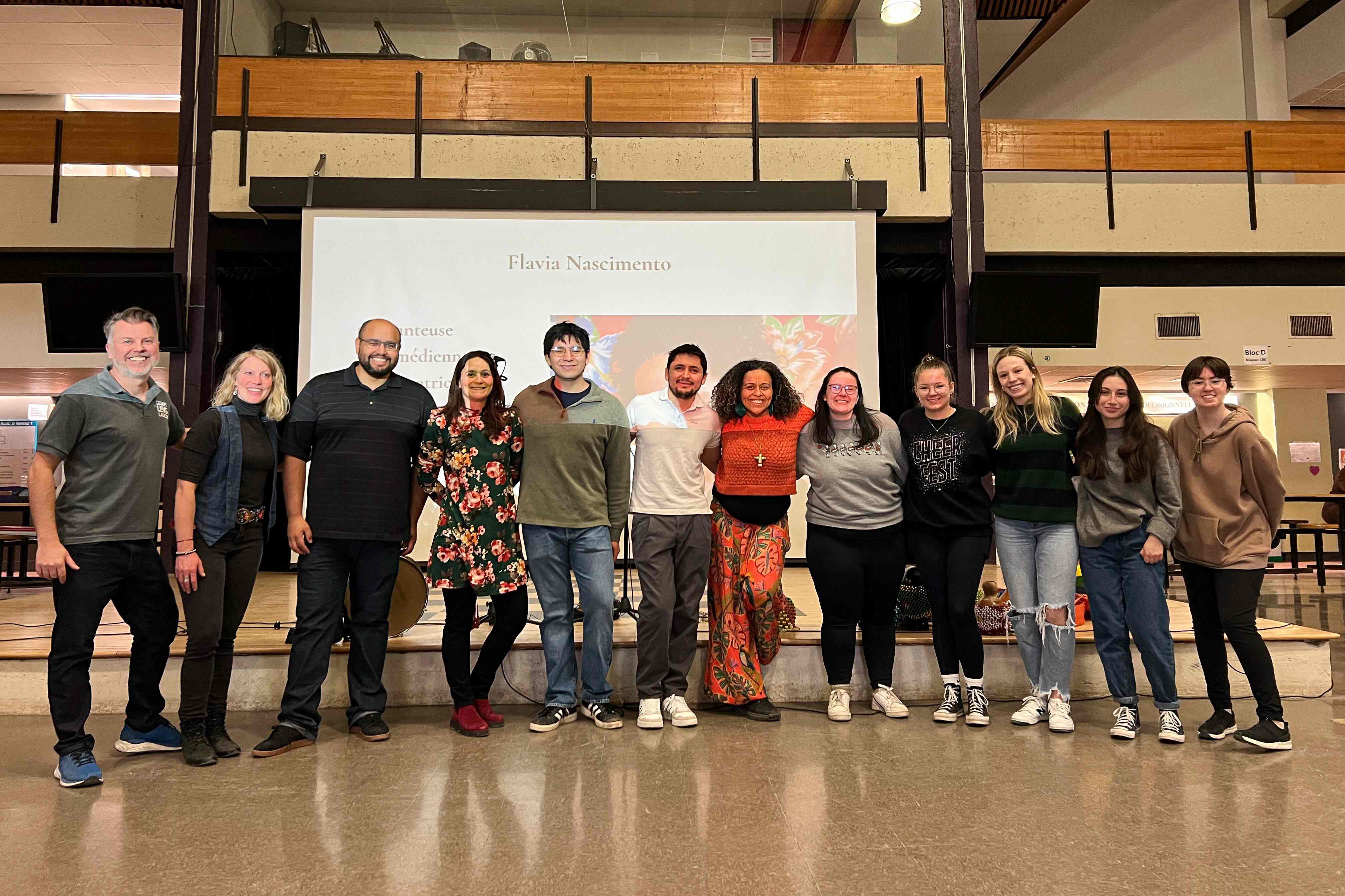 groupe d'étudiants cours portugais